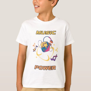 Liefde muziek product kinder t-shirt