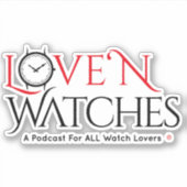 Liefde ‘N Watches VInyl 4" x 4" Vinyl Sticker (Voorkant)