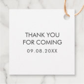 Liefde na het meten van het Gift-Label, weddenscha Bedankjes Labels (Achterkant)