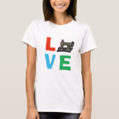 Liefde Naaien Graphic T-shirt (Voorkant)