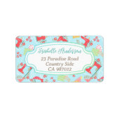 Liefde naaimachine blauw etiket (Voorkant)