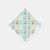 Liefde naaimachine blauw servet (Hoek)