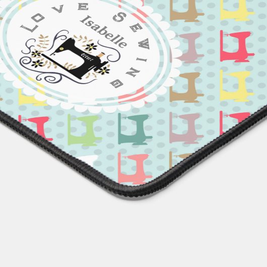 Liefde Naaimachine Blauwe Bureaumat (Hoek)