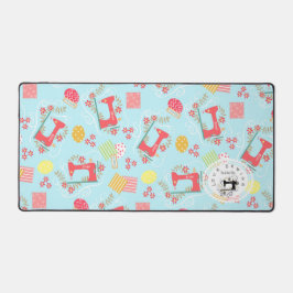 Liefde Naaimachine Blauwe Bureaumat