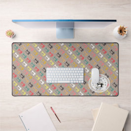 Liefde naaimachine bruin bureaumat