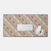 Liefde naaimachine bruin bureaumat (Keyboard & Muis)