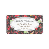 Liefde naaimachine bruin etiket (Voorkant)