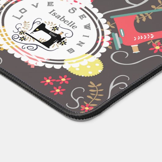 Liefde Naaimachine Bruine Bureaumat (Hoek)