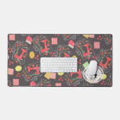 Liefde Naaimachine Bruine Bureaumat (Keyboard & Muis)