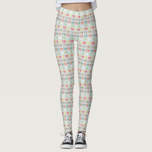 Liefde naaimachine grijs leggings