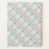 Liefde naaimachine Pastel Roze Planner (Achterkant)