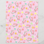 Liefde naaimachine roze (Achterkant)