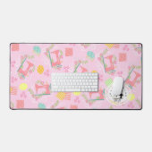 Liefde Naaimachine Roze Bureaumat (Keyboard & Muis)