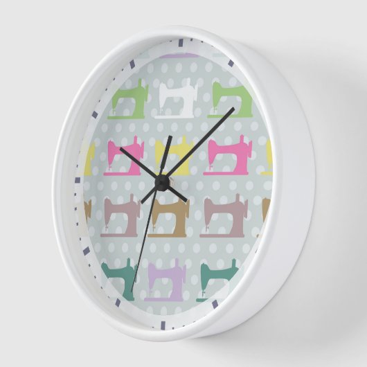 Liefde naaimachine Stippen grijs (Hoek)