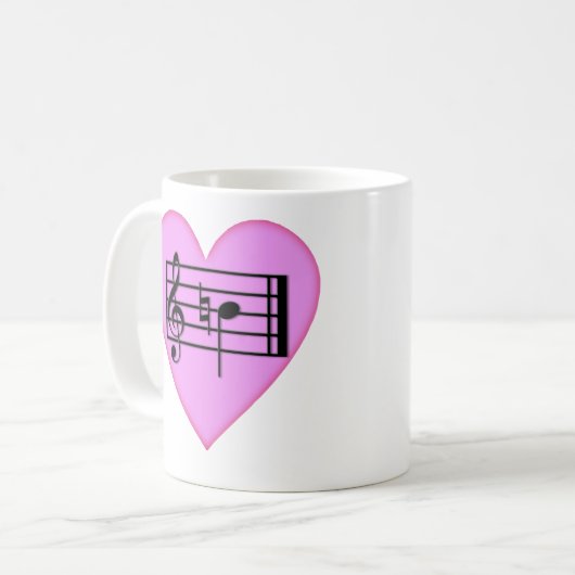 Liefde naar B Natural Koffiemok (Voorkant links)