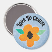 Liefde naar cruise cabine schip deur vinder magneet (Voorkant / Achterkant)