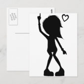 Liefde naar Dance! Briefkaart (Voorkant / Achterkant)