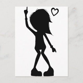Liefde naar Dance! Briefkaart