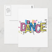 Liefde naar Dance Briefkaart (Voorkant / Achterkant)