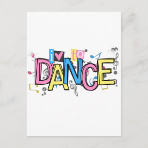 Liefde naar Dance Briefkaart
