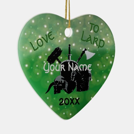 Liefde naar Larp Keramisch Ornament (Rechts)