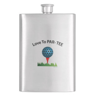 Liefde naar T-shirt, Funny Golf Quote Flacon