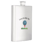 Liefde naar T-shirt, Funny Golf Quote Flacon (Rechts)