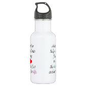 Liefde naar Teach Dance Waterfles (Achterkant)