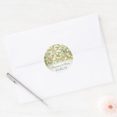  liefde namen en datum bruiloft stickers (Envelop)