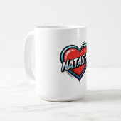 Liefde Natasha Koffiemok (Voorkant links)
