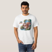 Liefde Natuur Grappige Eekhoorn T-shirt (Voorkant volledig)
