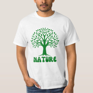 LIEFDE NATUUR NATUURLIJKE BOOM PLANTEN GROEN T-SHIRT