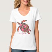 Liefde Natuur Turtle T-shirt (Voorkant)
