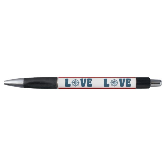 Liefde nautische vormgeving pen (Voorkant)