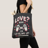 Liefde Nee Ik Ben Aan Het Levelen Valentijnsdag Ga Tote Bag (Dichtbij)