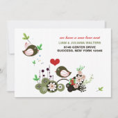 Liefde Nest Moving Announcement Aankondiging (Voorkant)