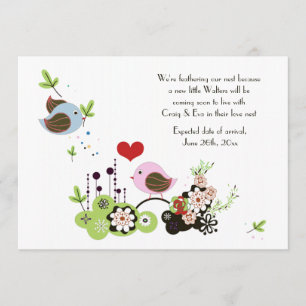 Liefde Nest Zwangerschap Aankondiging