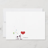 Liefde Nest Zwangerschap Aankondiging (Achterkant)