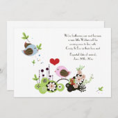 Liefde Nest Zwangerschap Aankondiging (Voorkant / Achterkant)