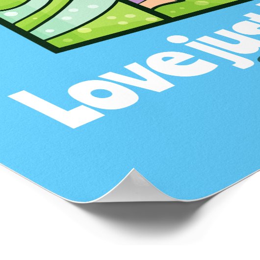 Liefde net als melk poster (Hoek)
