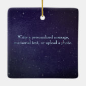 Liefde net zo geweldig als de unieke, persoonlijke keramisch ornament (Achterkant)