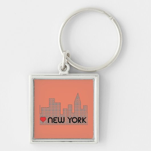 Liefde NEW YORK Sleutelhanger (Voorkant)