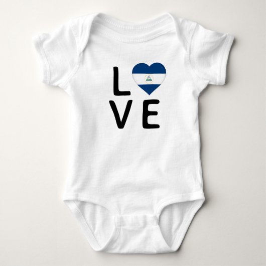 Liefde - Nicaragua Flag Romper (Voorkant)