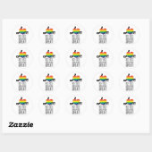 Liefde Niet Haat (Regenboog) Sticker (Vel)