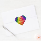 Liefde, niet Hate_ Hart Sticker (Envelop)