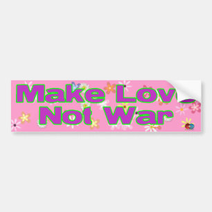 Liefde niet Oorlog Bumpersticker