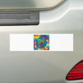 liefde niet oorlog bumpersticker (Op auto)