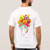 liefde niet oorlog t-shirt (Achterkant)