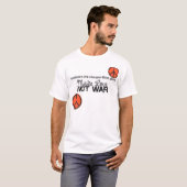liefde niet oorlog t-shirt (Voorkant volledig)