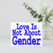 Liefde niet over Geslacht Briefkaart (Staand voorkant)